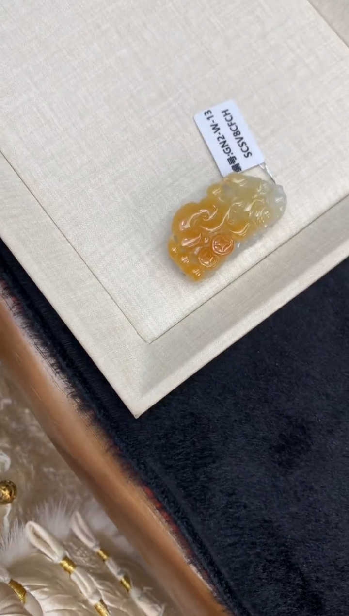 【闪购商品】翡翠颈饰未镶嵌貔貅