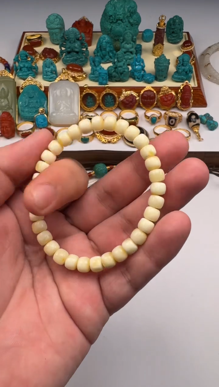 裸石蜜蜡未镶嵌桃****～手串手串多样性发货