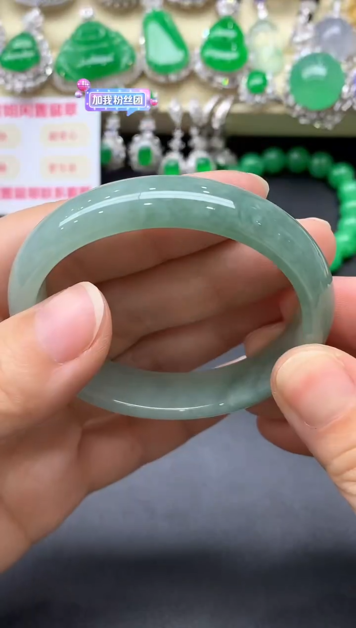未镶嵌手镯翡翠407-中国好珍宝