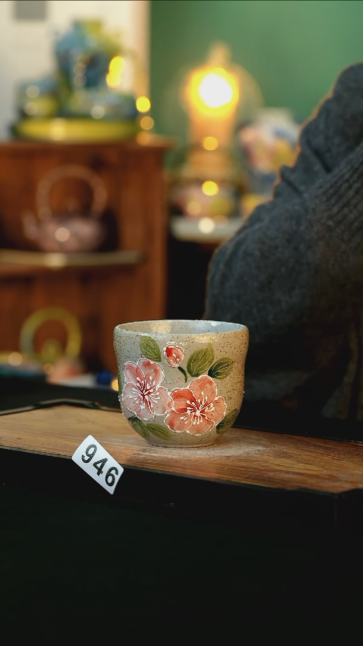 【闪购商品】杯手绘心瓷陶瓷浮力