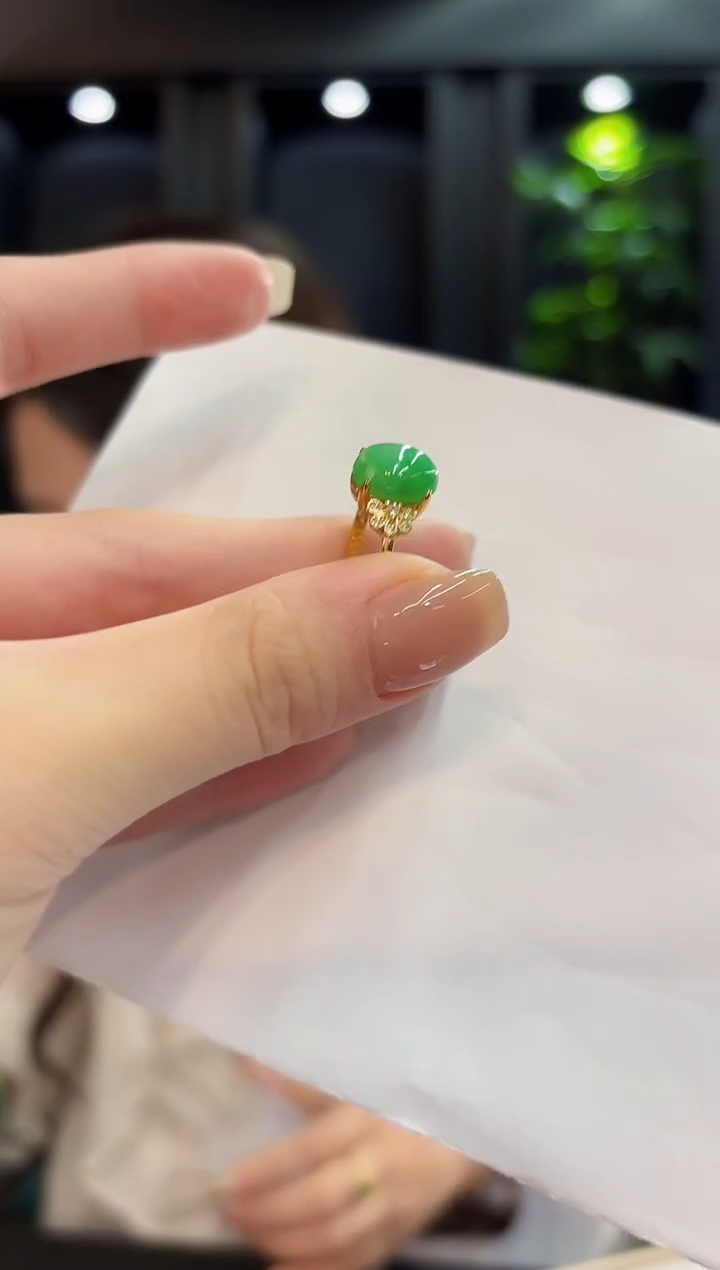 未镶嵌戒指翡翠 缅料A货/支持复检/一件