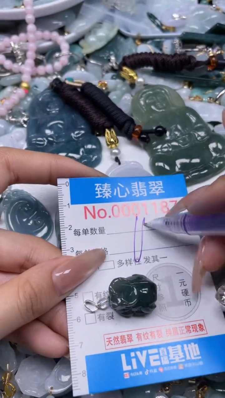 颈饰未镶嵌翡翠1187