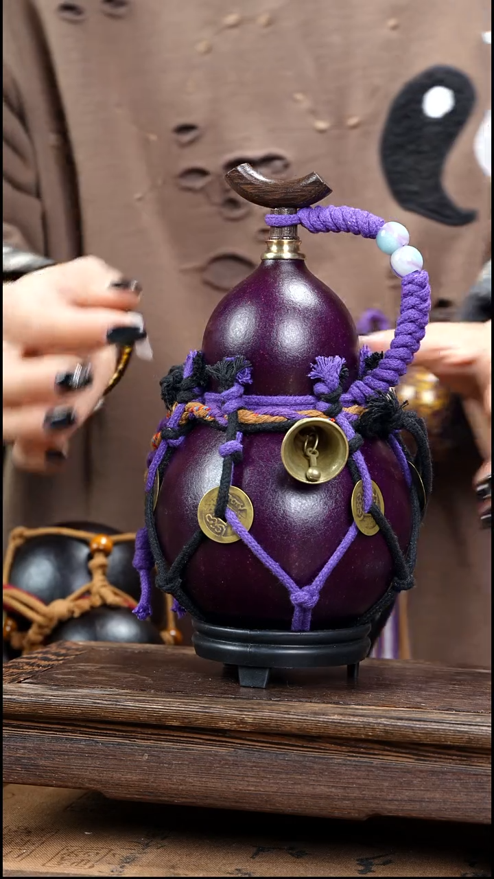 XH107网兜款大漆酒葫芦（现货现发）