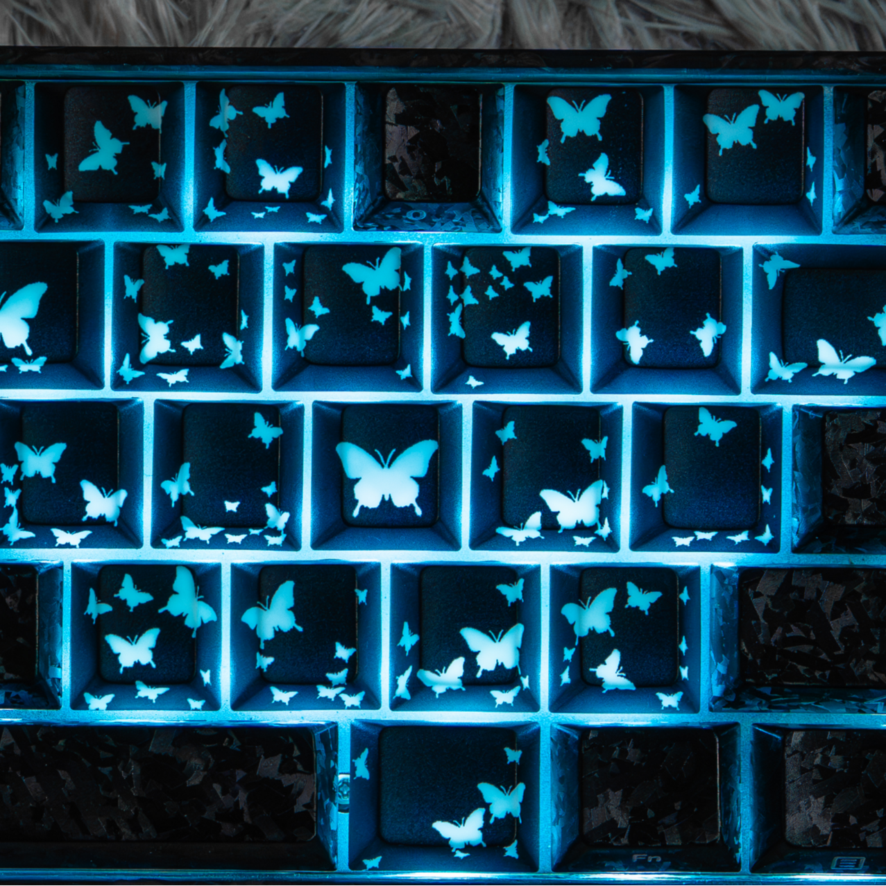 【只有爱心键帽】womier蝴蝶爱心透明爱心 只发爱心键帽