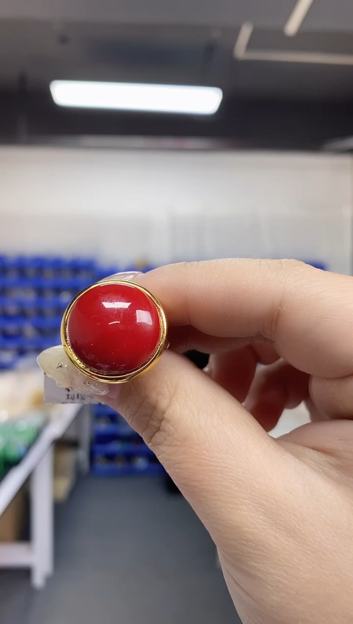 【闪购商品】玛瑙/玉髓戒指未镶嵌多样性发其一颜色微差