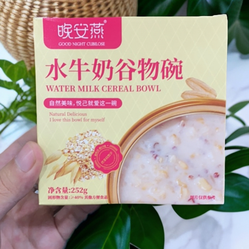 【晚】水牛奶谷物碗