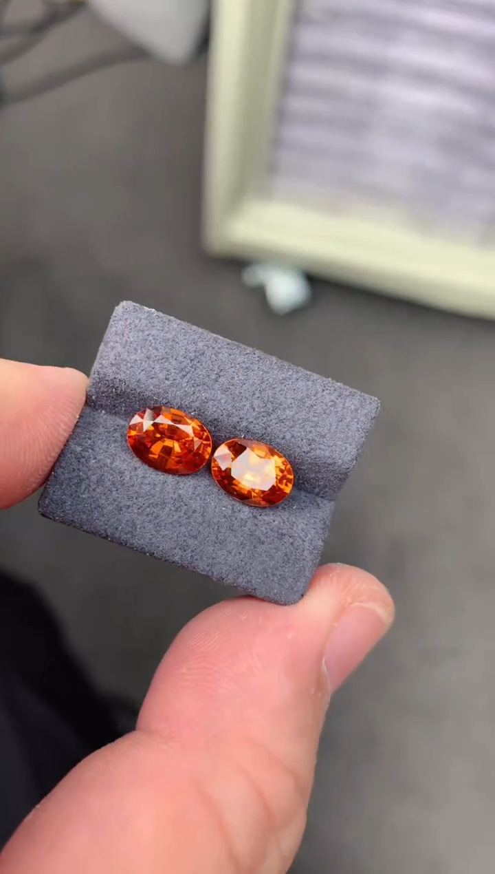 【闪购商品】石榴石裸石未镶嵌4.5ct芬达