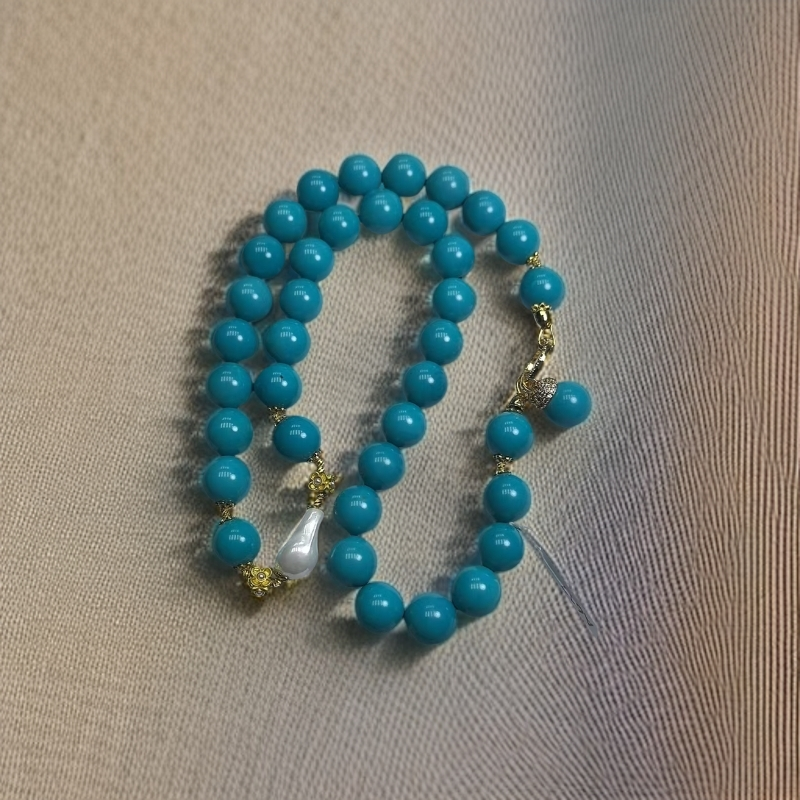 【照耀千秋 尽耀光芒】A462蓝灵石项链