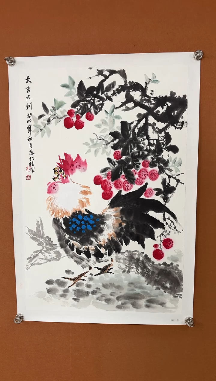 【闪购商品】书法谭峥嵘 作品2.7平尺 国画花鸟 已托底