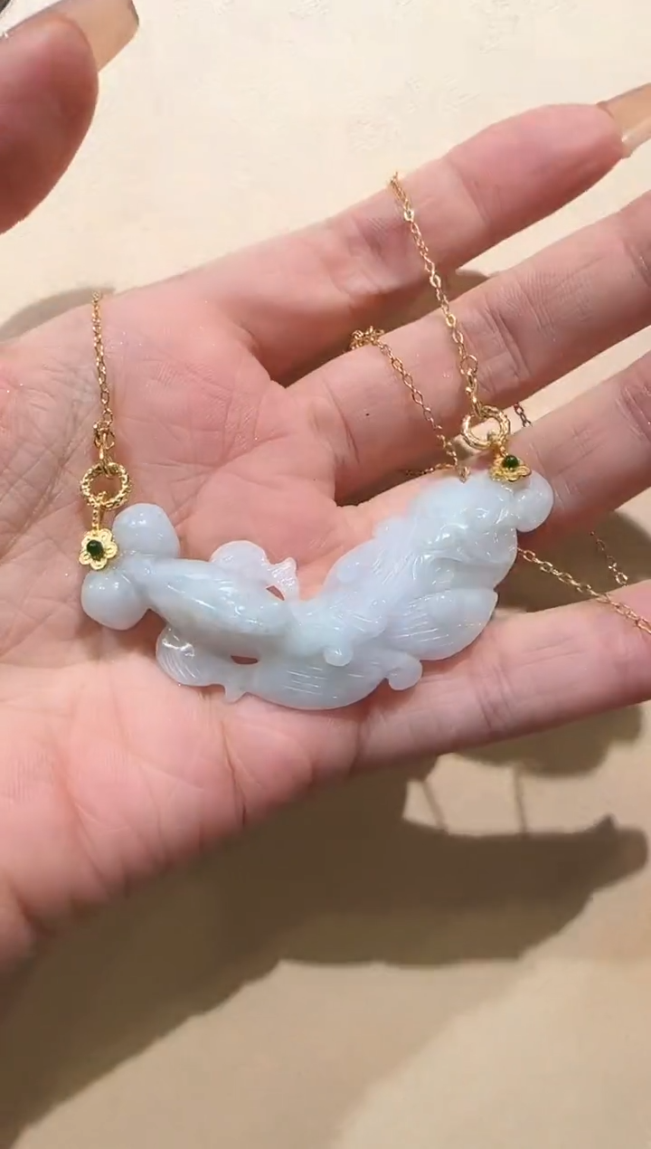 【闪购商品】翡翠颈饰未镶嵌国风