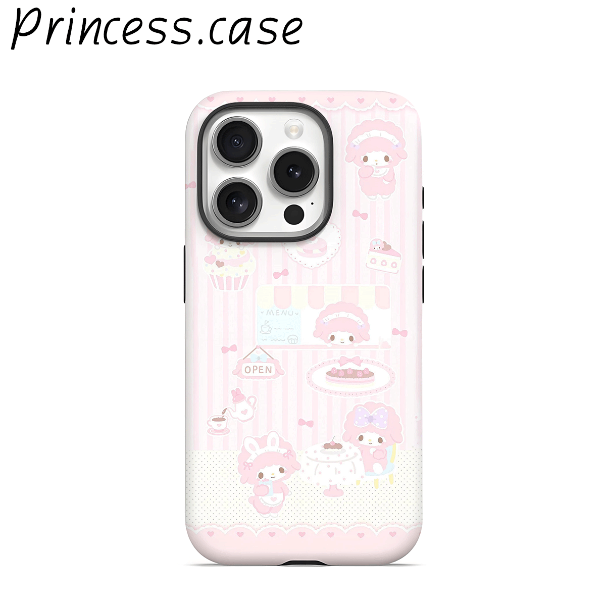 美乐蒂小羊二合一磨砂适用苹果16promax手机壳华为荣耀60三星