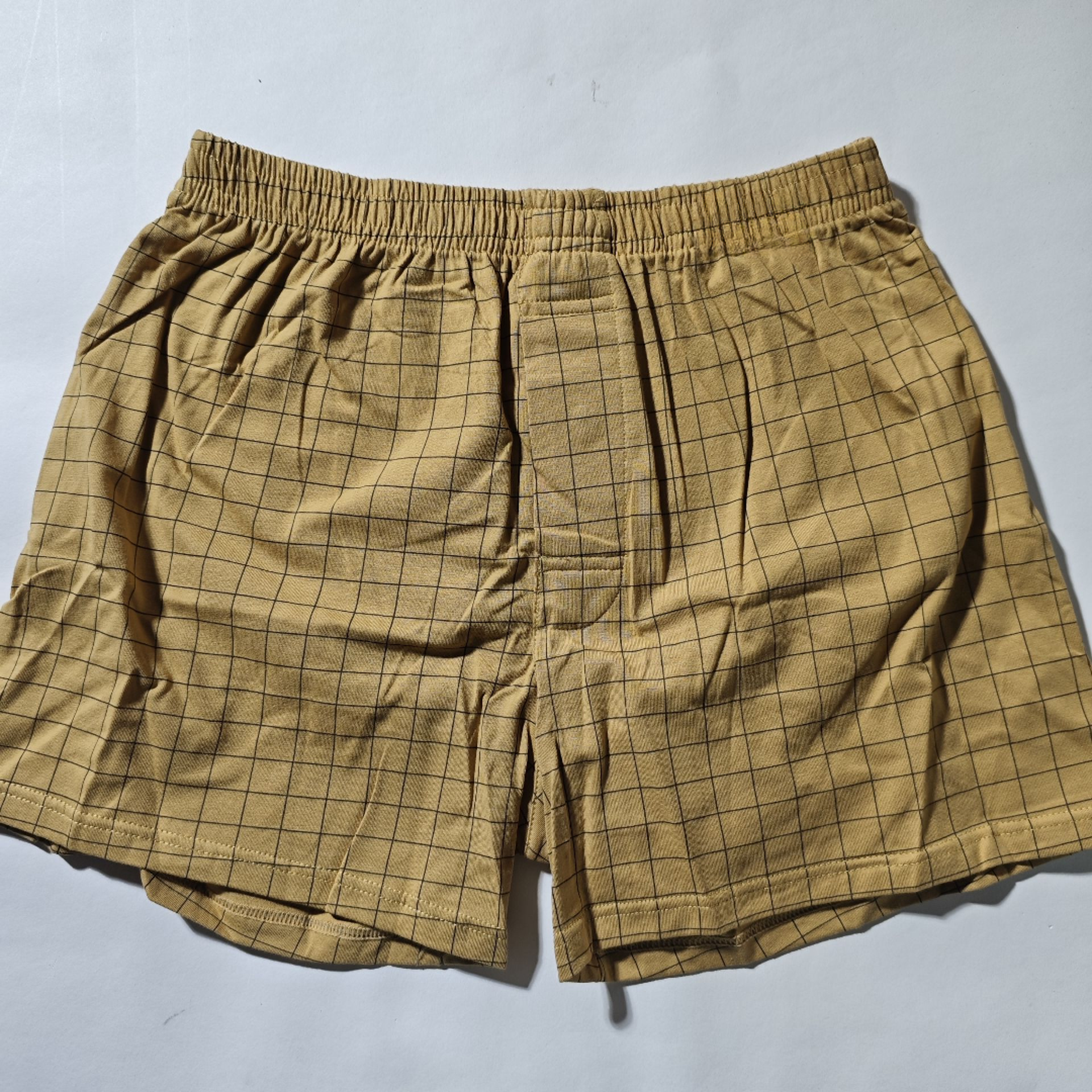 95%棉卡其色阿罗裤四角内裤平角裤大码肥佬裤家居睡裤