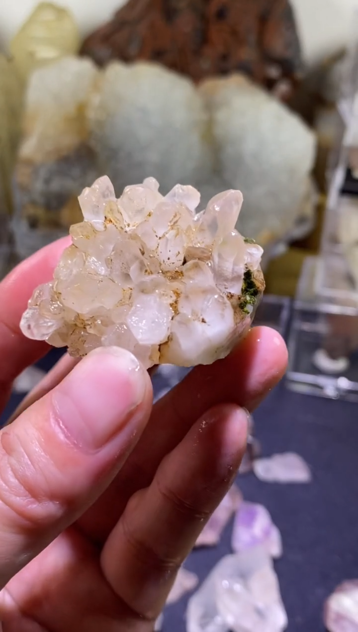 未镶嵌珠宝半成品水晶78号四川美姑超七花园水晶