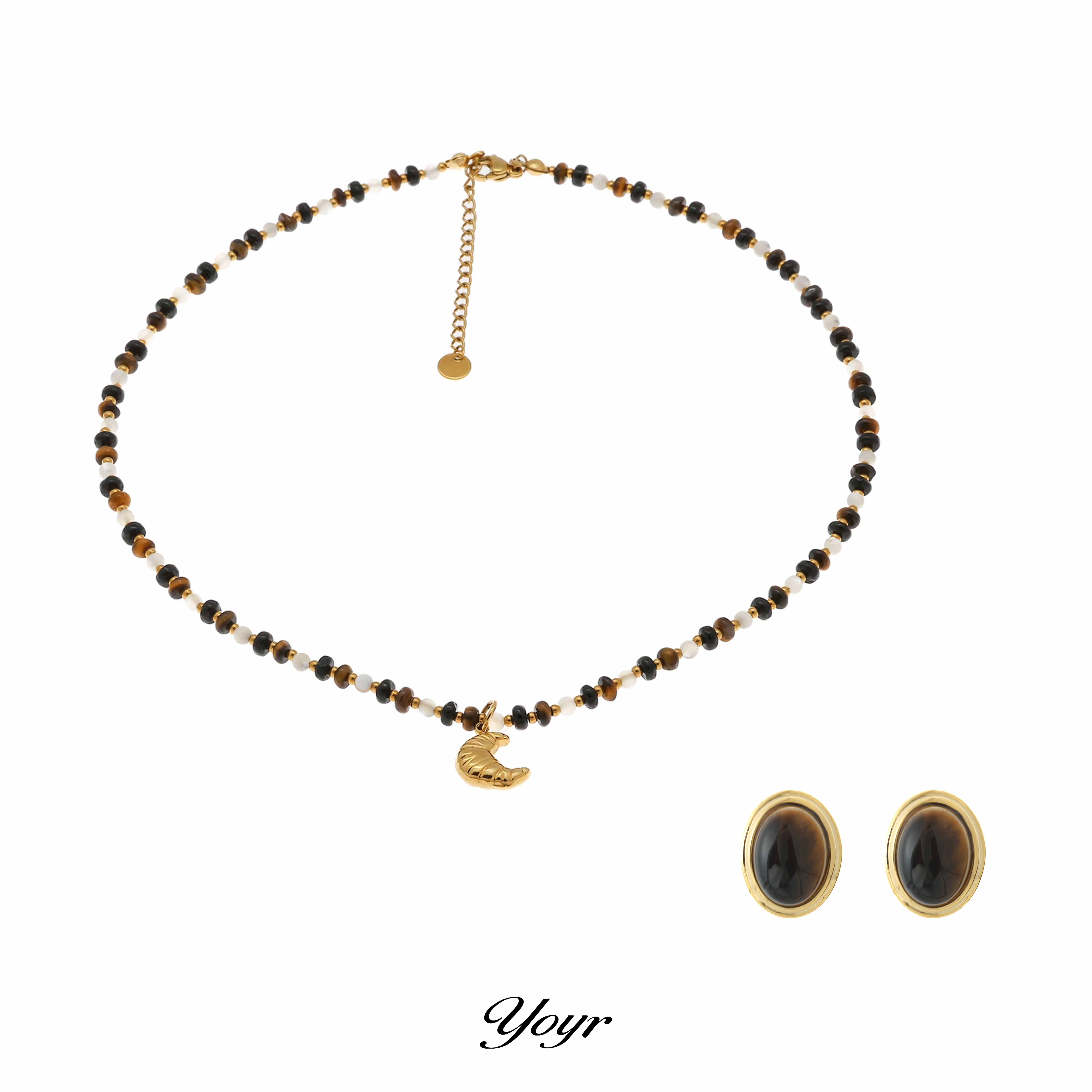 YOYR 黄铜项链 【秦可儿Kerr专属】松林项链套组手工气质时尚复古