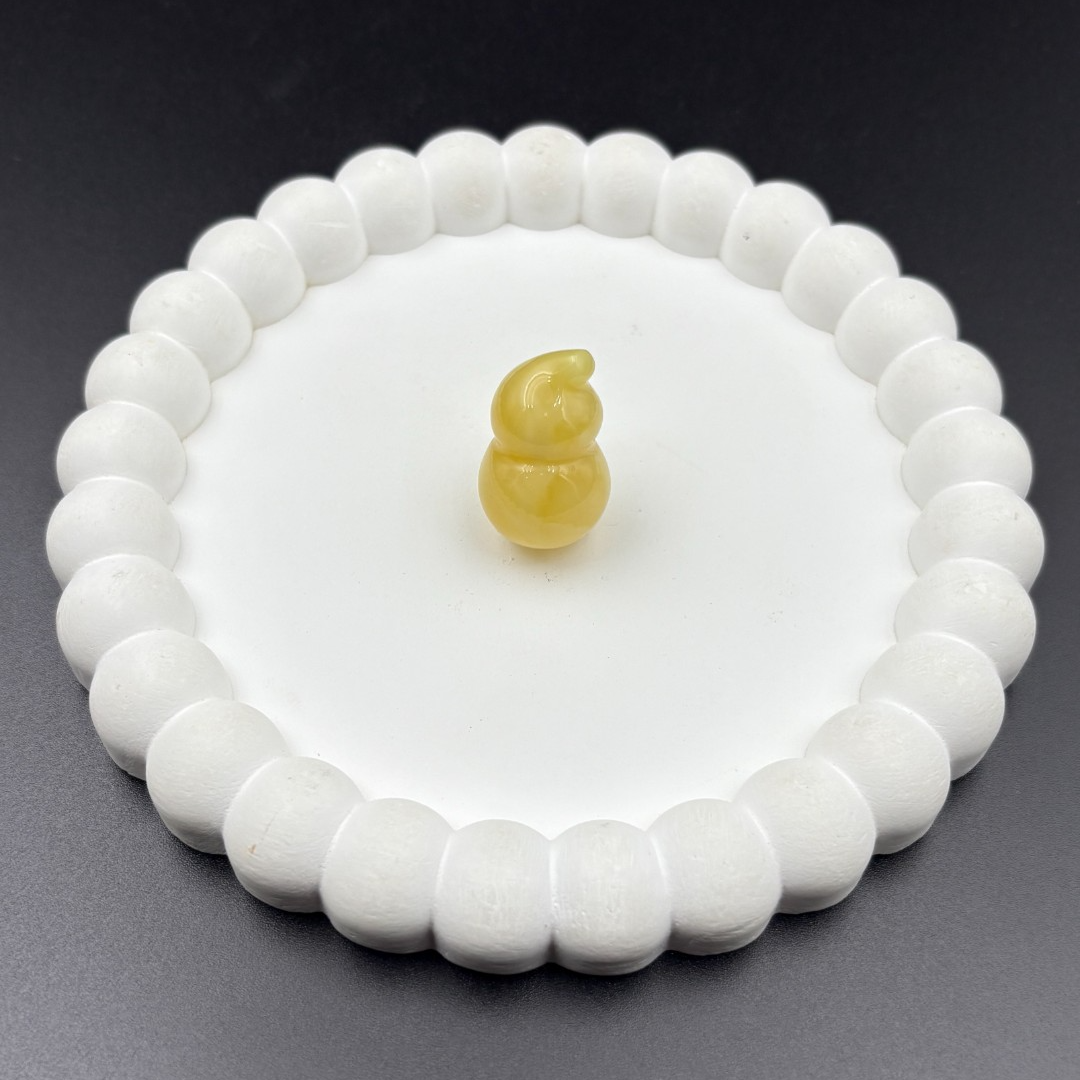 天然琥珀蜜蜡满蜡葫芦28*17