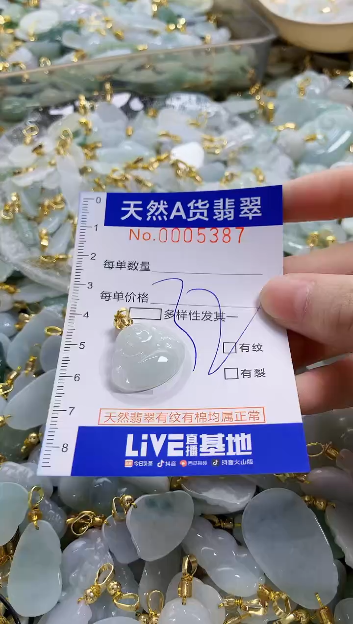 颈饰未镶嵌翡翠天然A货翡翠