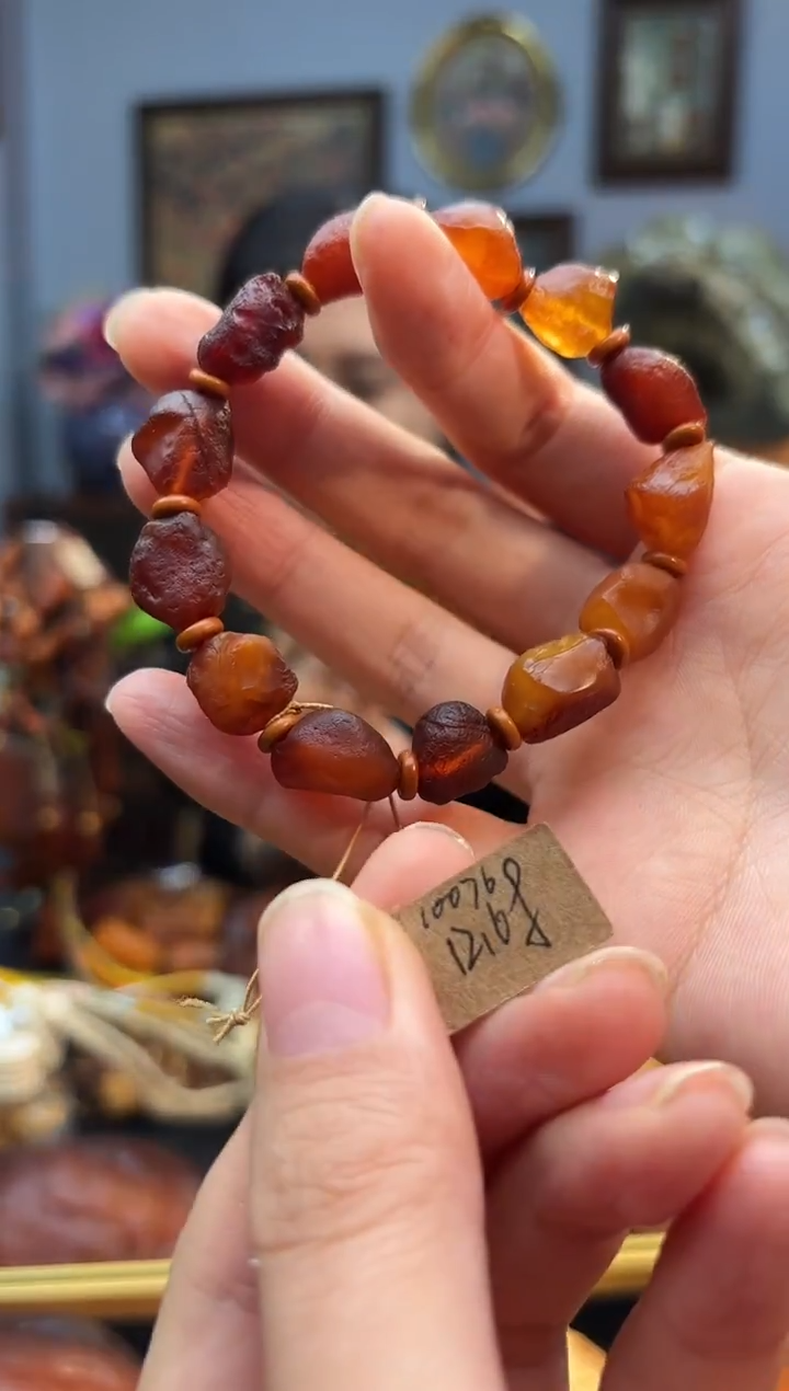 手串琥珀未镶嵌手串