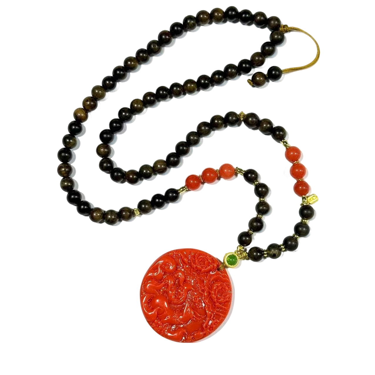 【符老板】x745-国风气质设计款三姑娘凤九毛衣链-赠礼盒