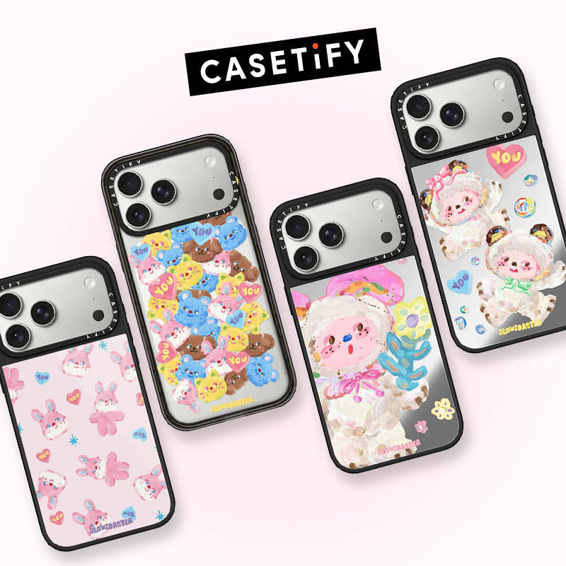 CASETiFY slowcoaster艺术家系列手机壳保护套防摔合 15/16/17新