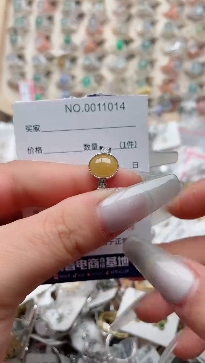 【闪购商品】翡翠戒指银S925镶嵌、