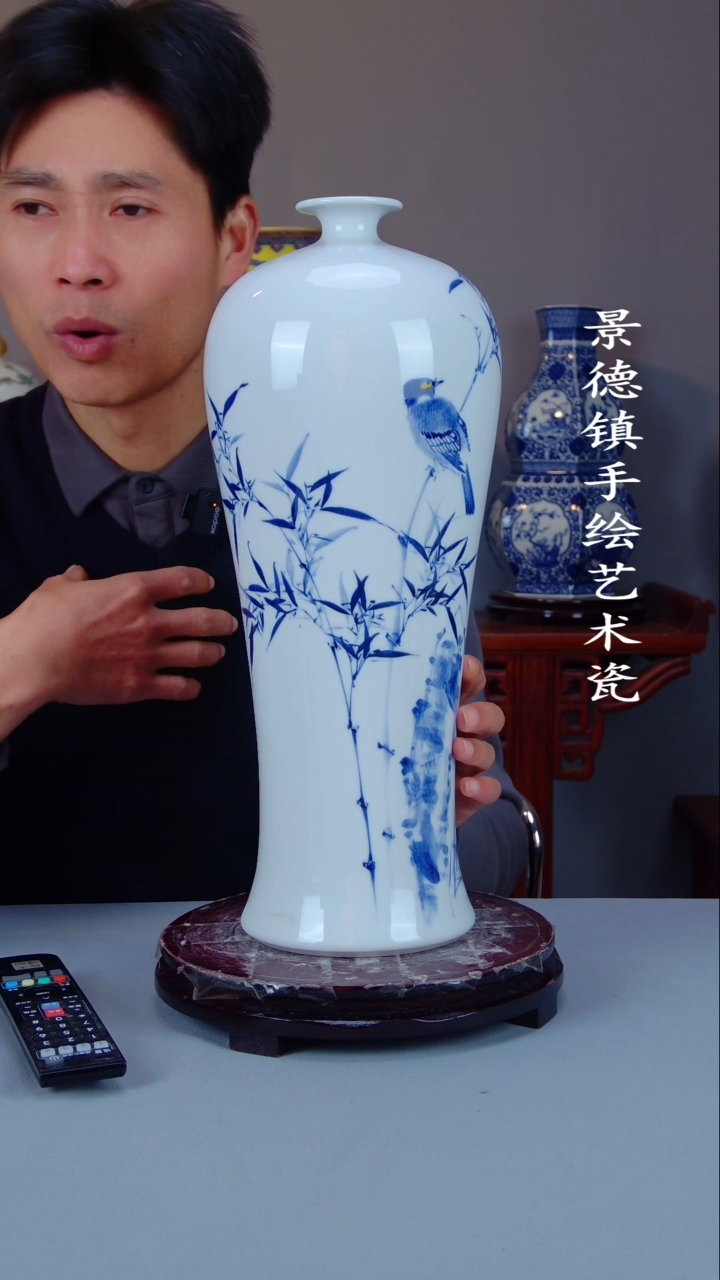 摆件陶瓷景德镇手工手绘陶瓷摆件14