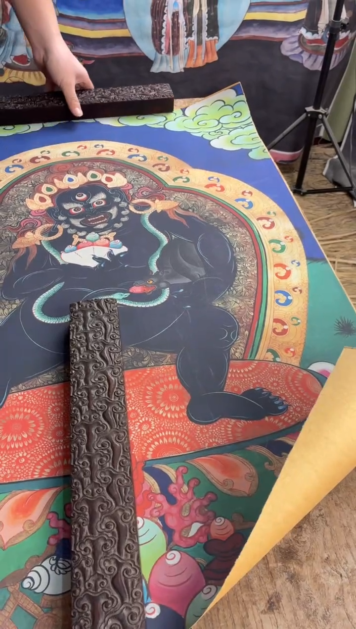 装裱画澄空梵像高端精选链接W950