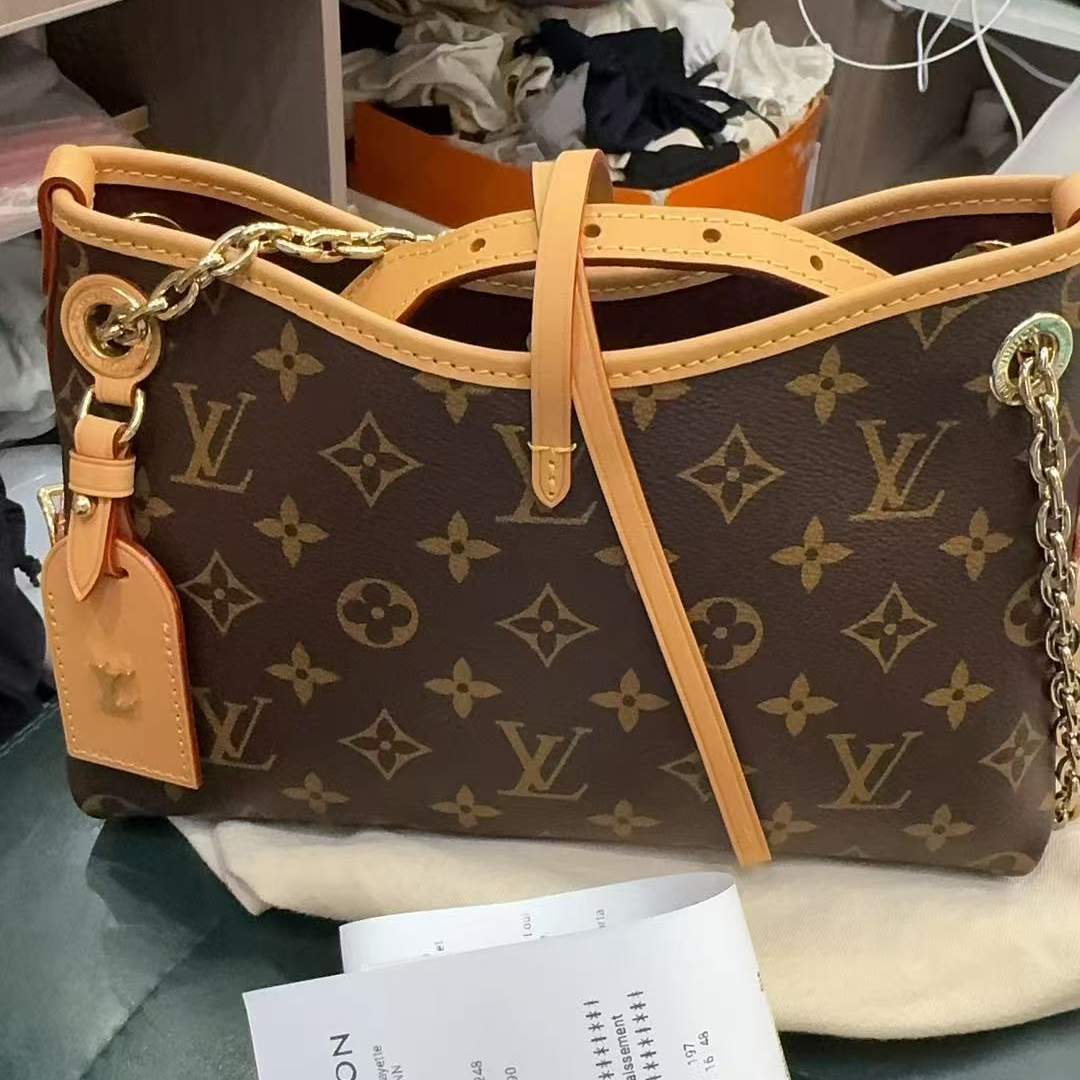未使用 LouisVuitton/路易威登 carryall bb 手提单肩包/7QH39452