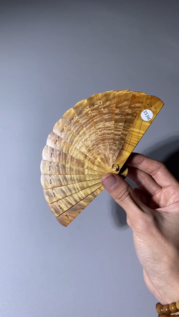 【闪购商品】金丝楠353号10cm金丝楠迷你扇