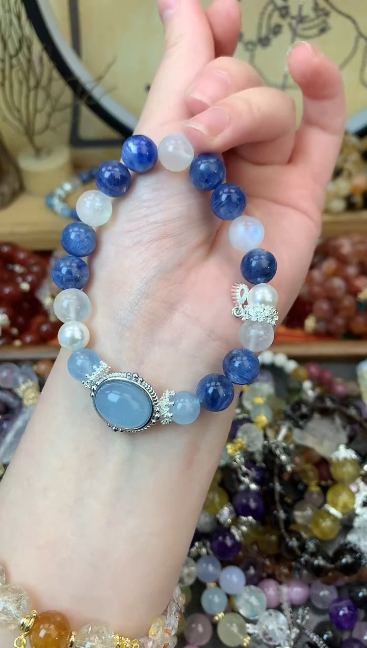 【闪购商品】蓝晶石手串未镶嵌1215