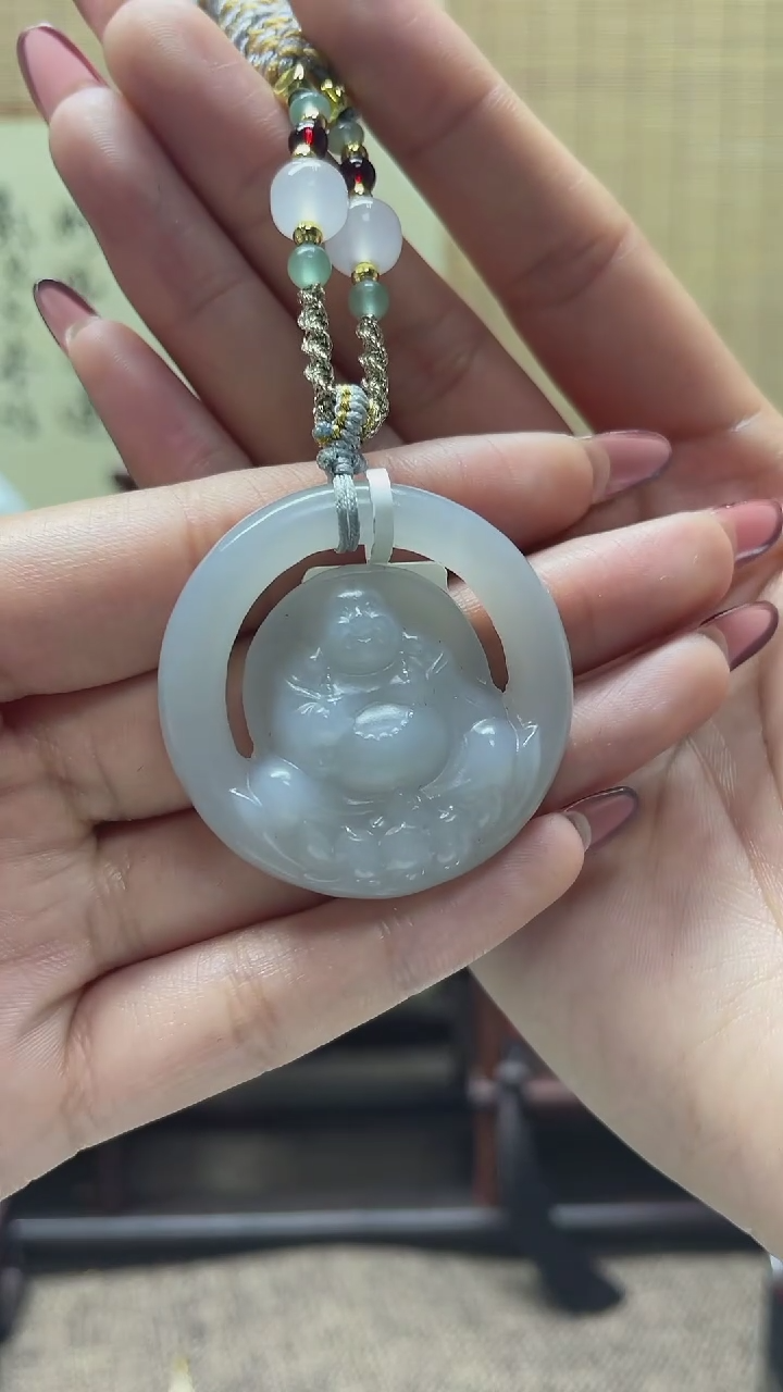【闪购商品】和田玉颈饰未镶嵌和田玉佛公吊坠多人701055#