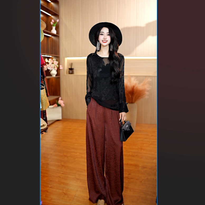 1699-20（烧花）舒适时尚小衫