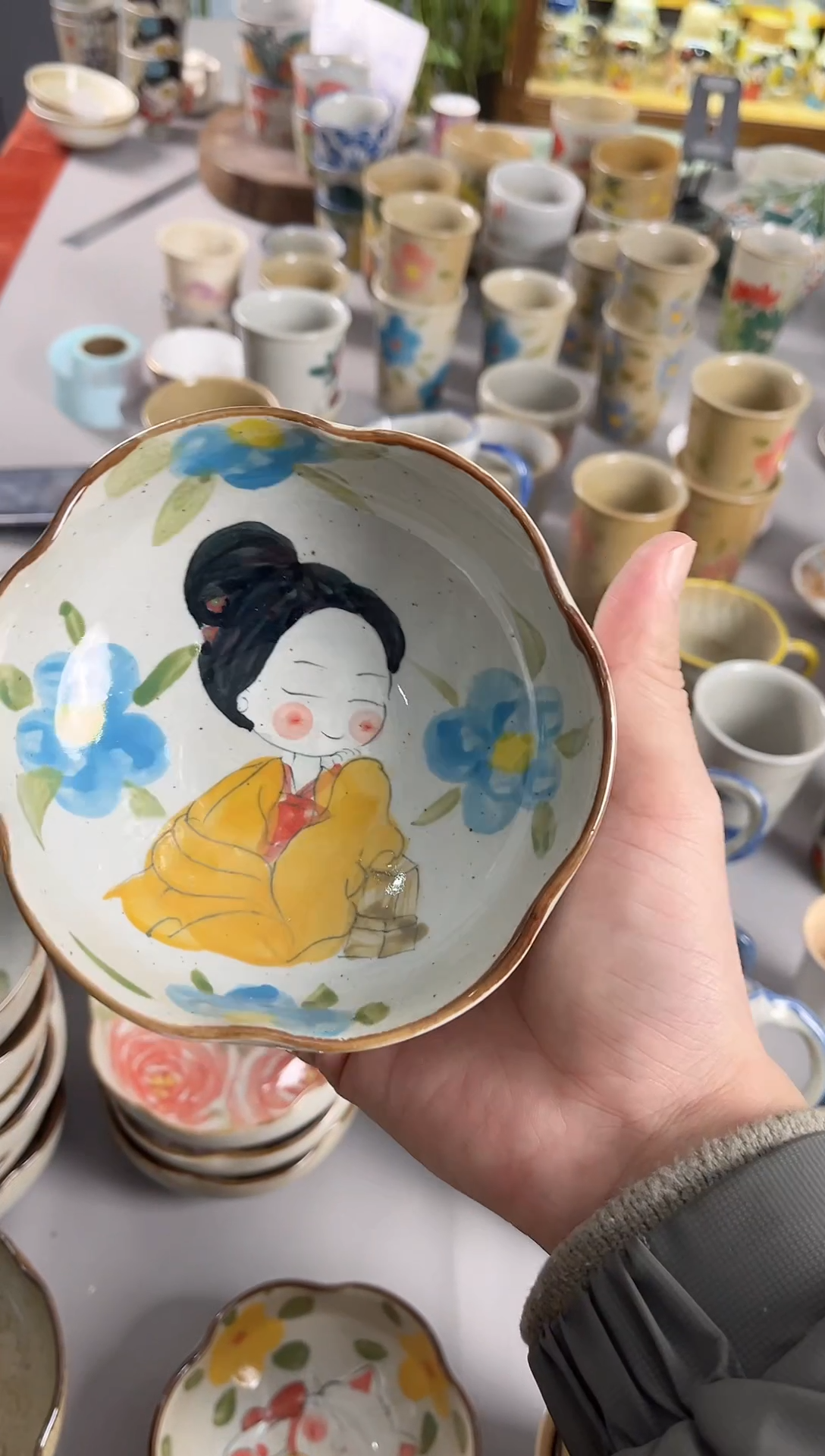 【闪购商品】瓷片景德镇手绘高温釉下彩