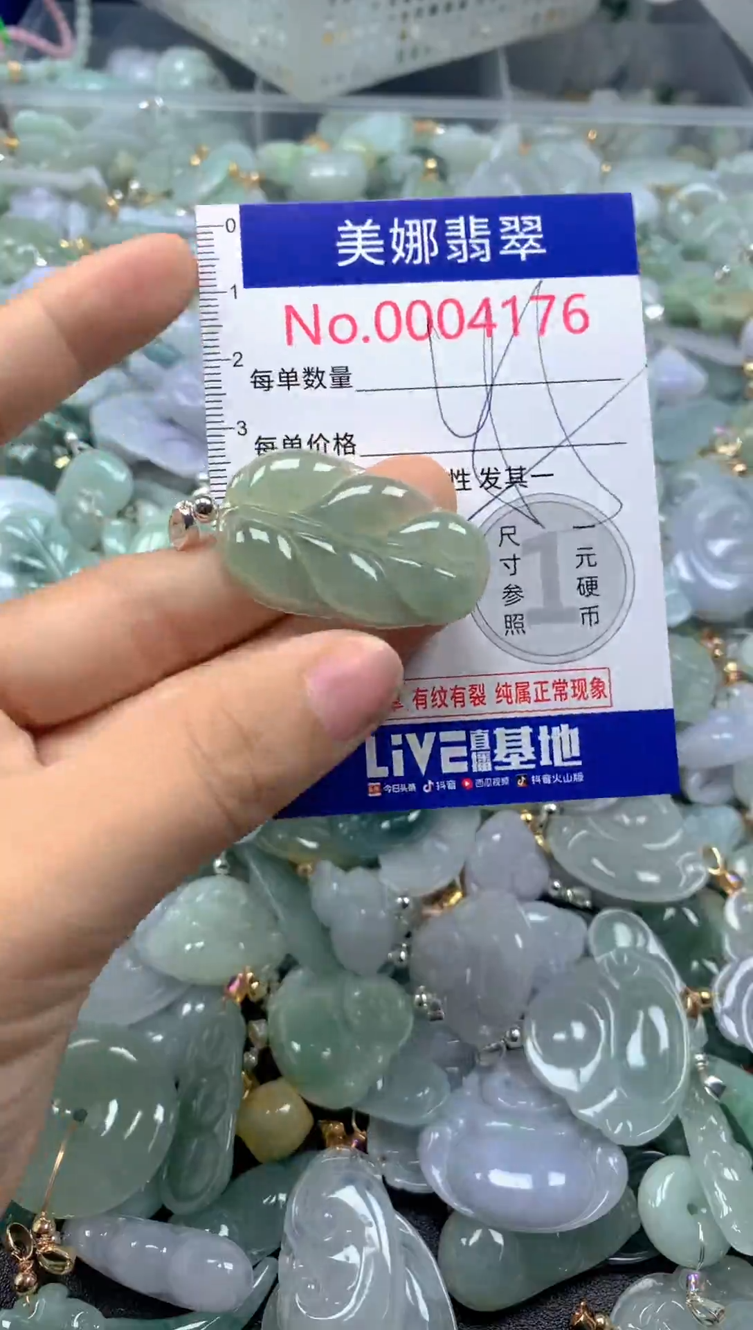 颈饰未镶嵌翡翠4176