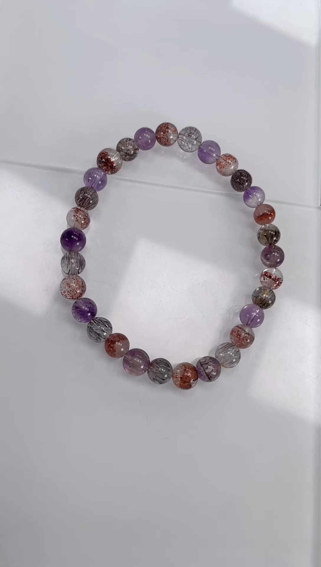 【闪购商品】水晶手链未镶嵌超七手串6+mm