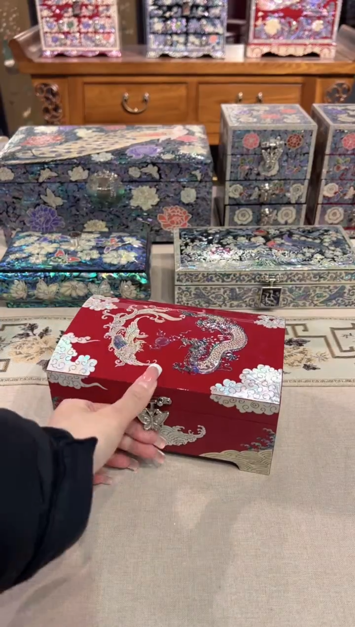 【闪购商品】按扣满贝底弘贝雅螺钿漆器文化馆