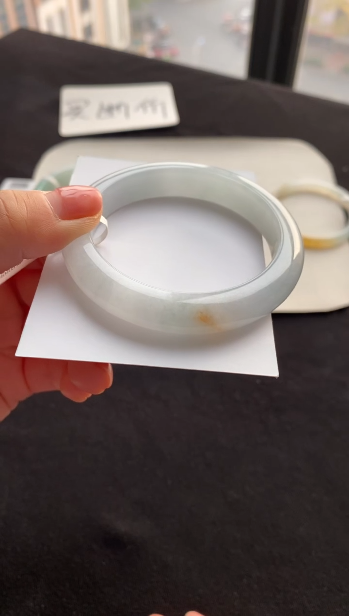 【闪购商品】翡翠手镯未镶嵌55正圈--不退不换