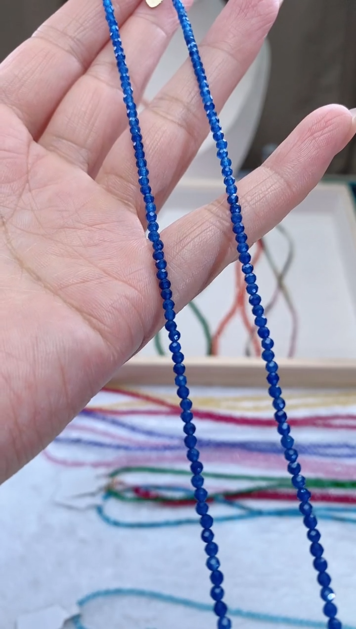 【闪购商品】蓝宝石项链14K金镶嵌诗颜甄选珠宝SYZB71