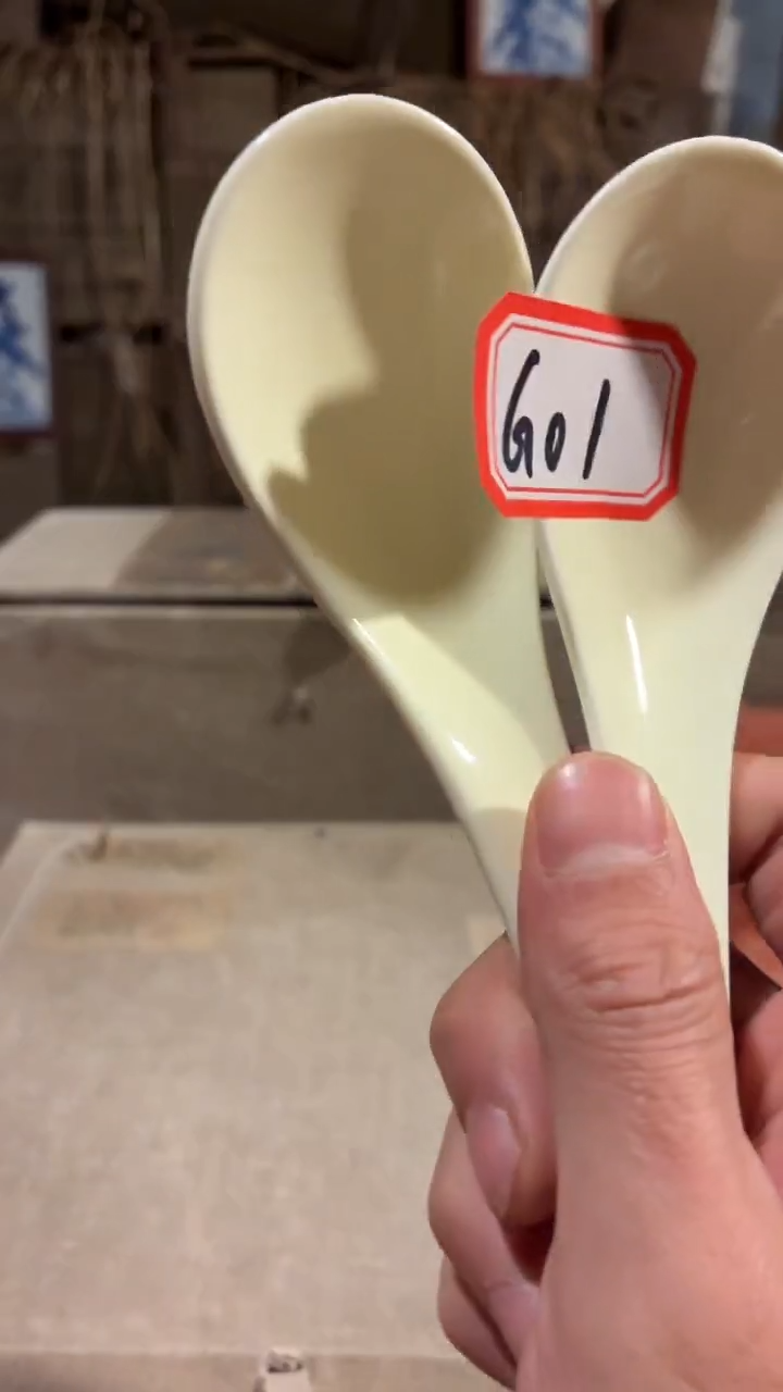 摆件瓷G01景德镇陶瓷摆件一对