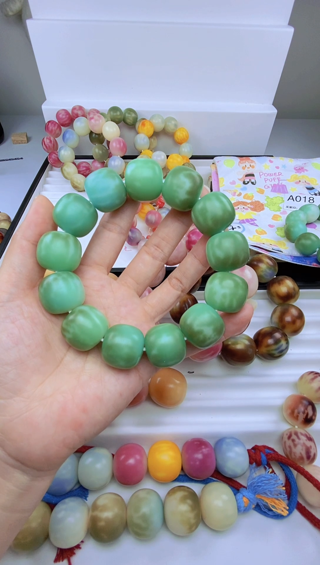 手串菩提根/象牙果手工干磨卡20枣珠微瑕