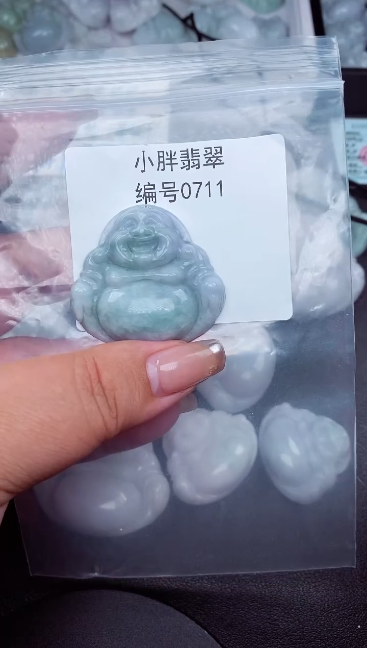 翡翠未镶嵌颈饰缅甸天然A货翡翠0711