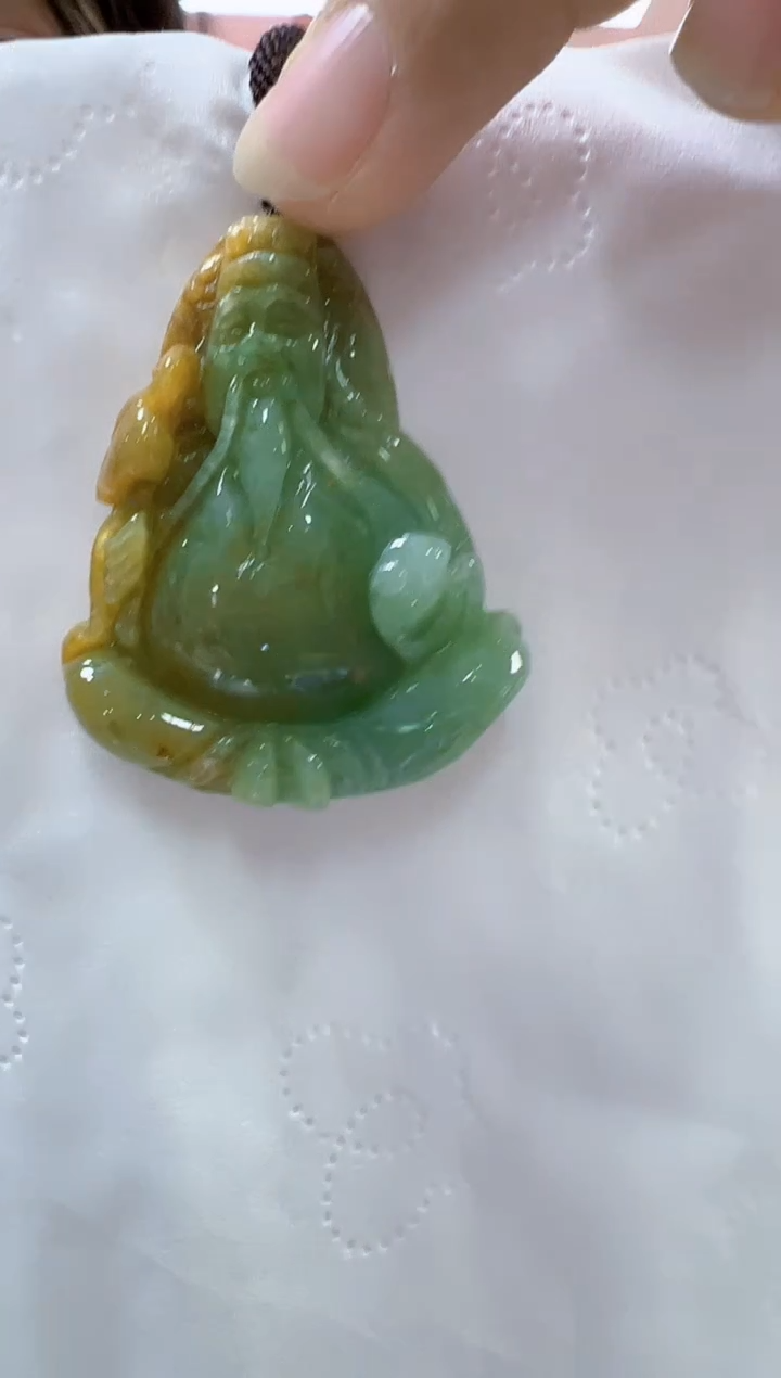 【闪购商品】翡翠未镶嵌颈饰孤品财神