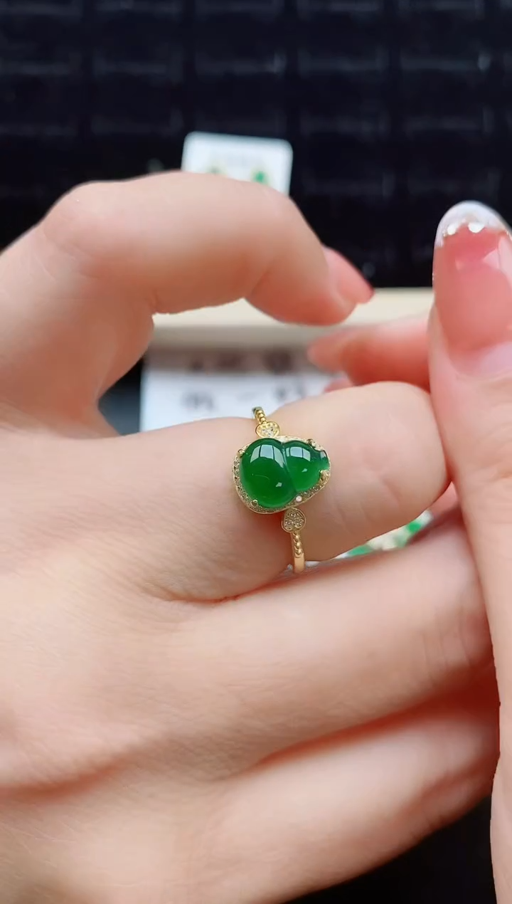 【闪购商品】翡翠戒指银S925镶嵌12212121