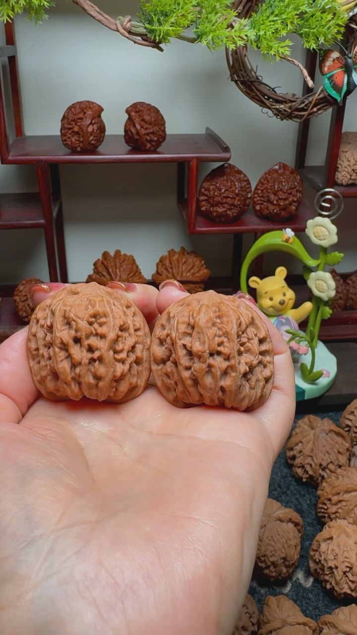 【闪购商品】文玩核桃把件一代火麒麟体验对尺寸39
