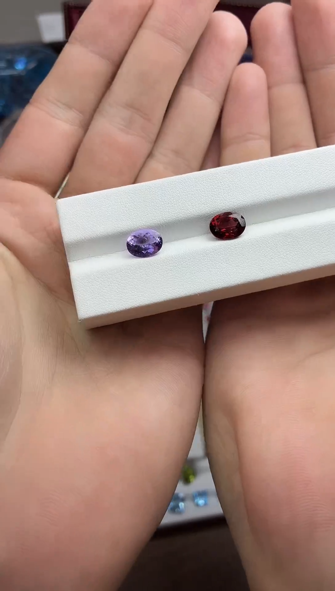 未镶嵌珠宝半成品紫晶天然紫水晶裸石未镶嵌