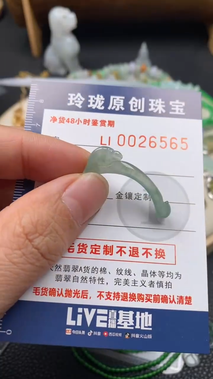 【闪购商品】翡翠颈饰未镶嵌翡翠净货26565