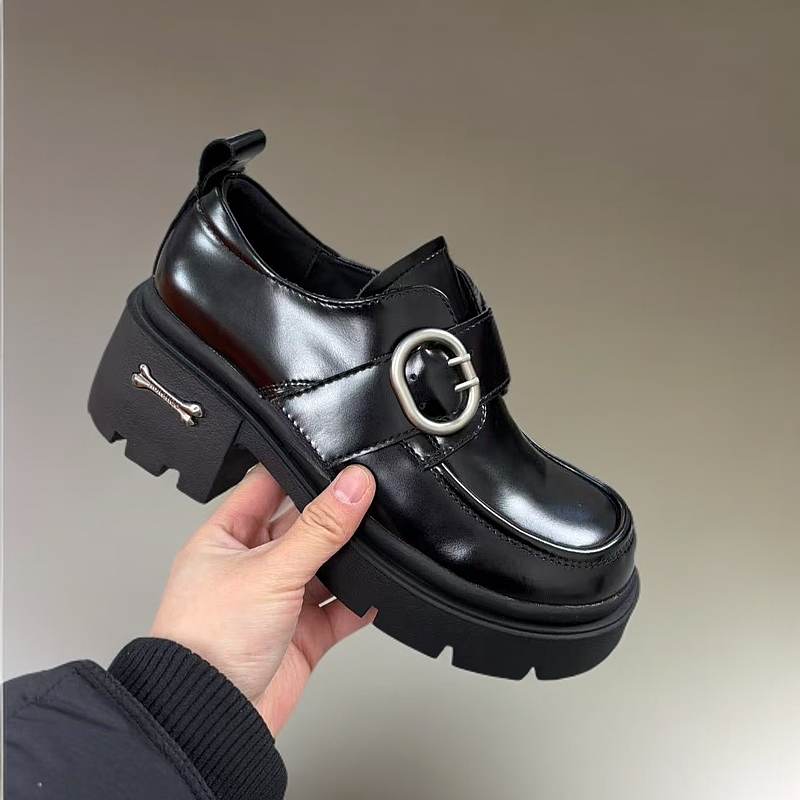 1892-D7-乐福鞋真皮软底单鞋休闲女士工作鞋厚底鞋