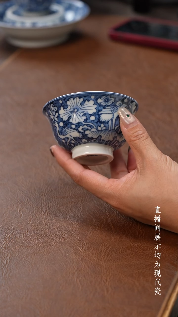 茶器茶器一鹭压手杯