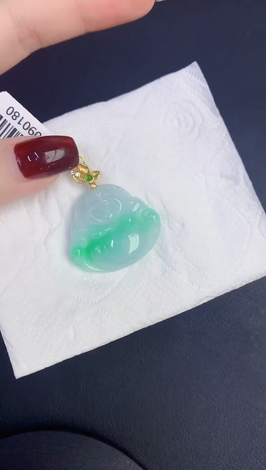 颈饰未镶嵌翡翠缅甸天然翡翠A货