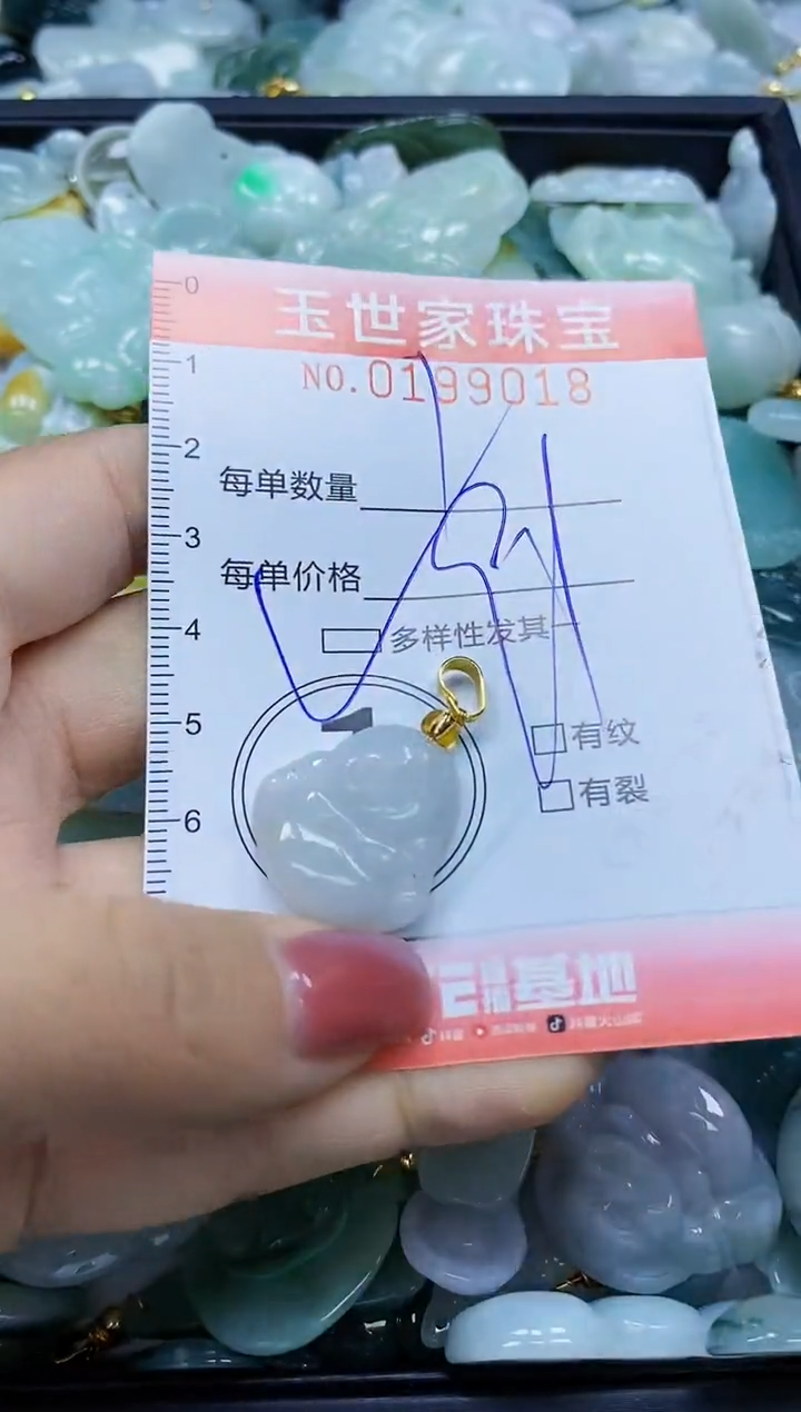【闪购商品】翡翠颈饰未镶嵌闪购0199018多样性发其一