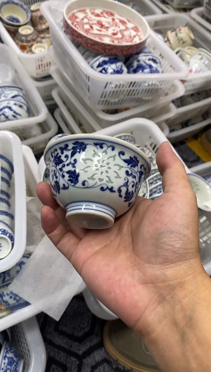 陶瓷景德陶瓷茶具容量约100大的